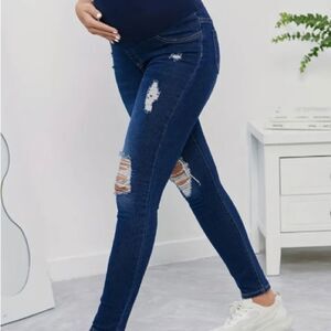 Maternity distressed Jeans